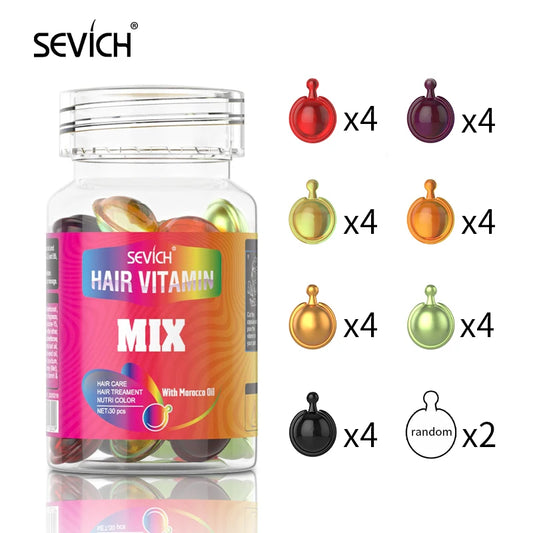 Capsule de vitamines pour cheveux