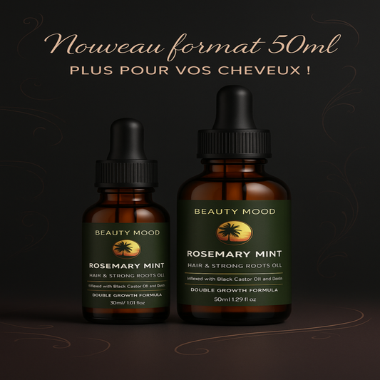 Huile essentielle capillaire Romarin & Menthe Poivrée