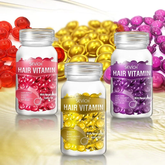 Capsule de vitamines pour cheveux